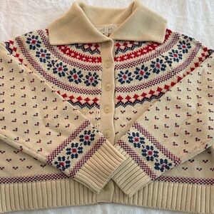 The Great Fair Isle Knit Cardigan